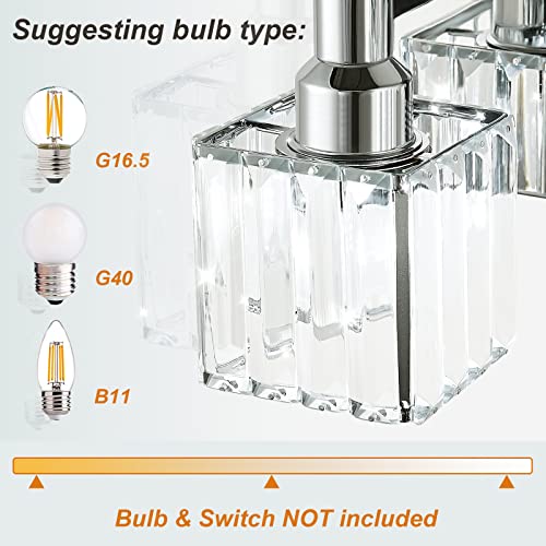 Modern Crystal Bathroom Vanity Light 4