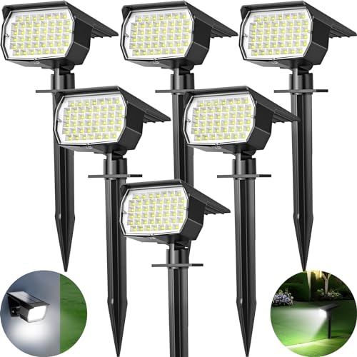 Solar Spot Lights Outdoor 6 Pack (6 Count)