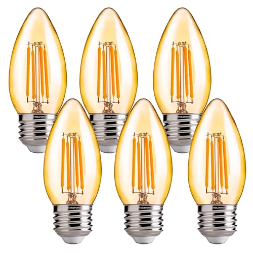 40W Equivalent LED Chandelier Light Bulbs (6 Count)