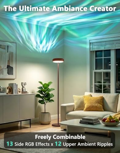 Uplighter Floor Lamp for Living Room (Oil-Rubbed Bronze)