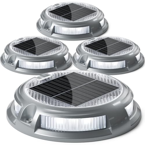 Solar Driveway Lights Outdoor (4 Count)