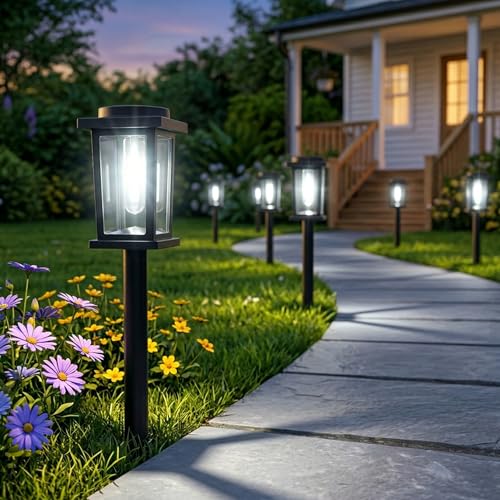 Solar Pathway Lights Outdoor (8 Count)