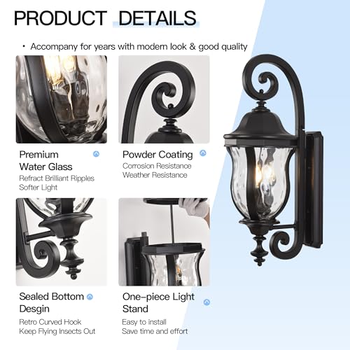 Black Exterior Wall Sconces