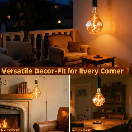 Oversized Vintage Lrregular Giant Edison LED Bulb