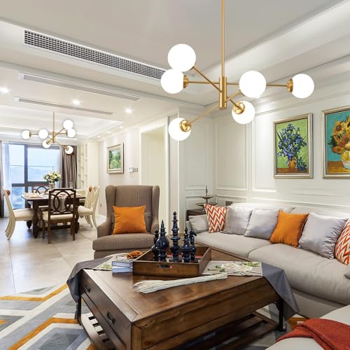 Chandeliers for Dining Room Gold 6