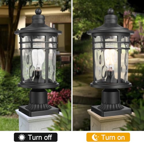2 Pack Large Outdoor Post Lights Lamp Posts Outdoor Lighting (2 Count)