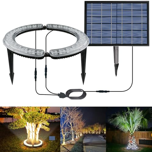 Solar Palm Tree Lights Outdoor