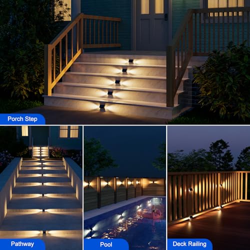 6 Pack Solar Deck Stair Lights (6 Count)