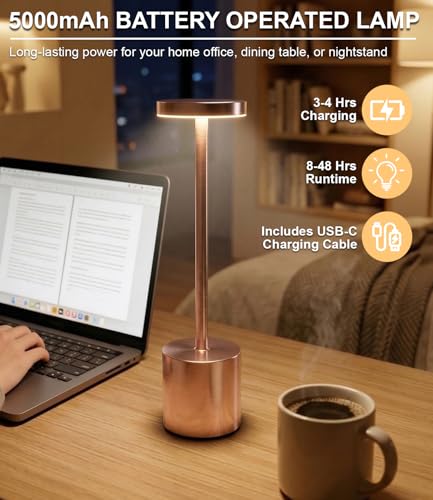 Cordless Table Lamps Rechargeable Set of 2
