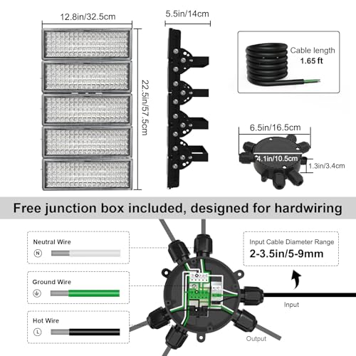 500W Stadium Lights 70000LM