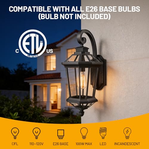 Large Outdoor Wall Lights Exterior Lighting Fixtures Porch Light