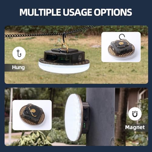 Rechargeable Camping Tent Light Portable LED Lights