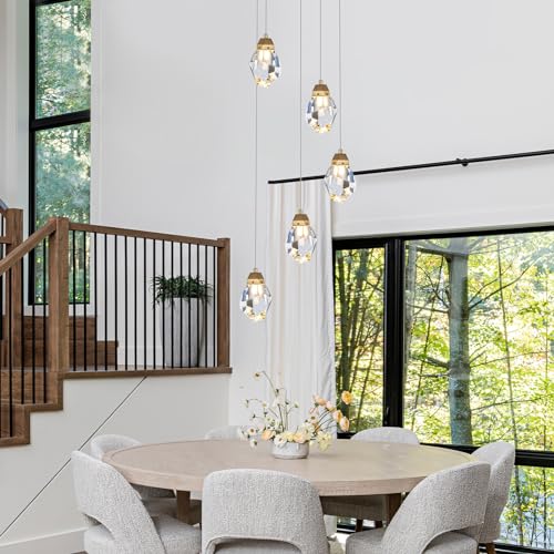 5 Light Crystal Chandelier