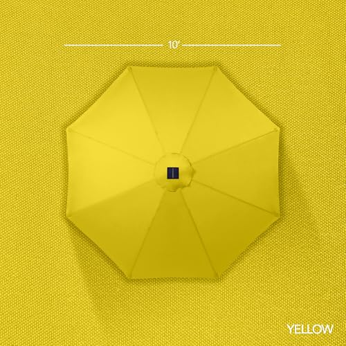10ft Solar Market Patio Umbrella w