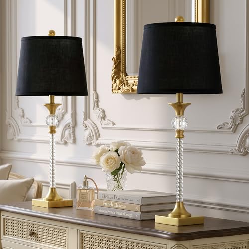 Crystal Buffet Table Lamps Set of 2 (2 Count)