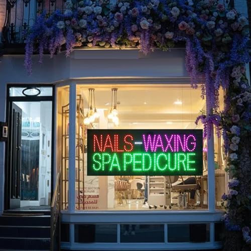 Nails Waxing Spa Pedicure Sign