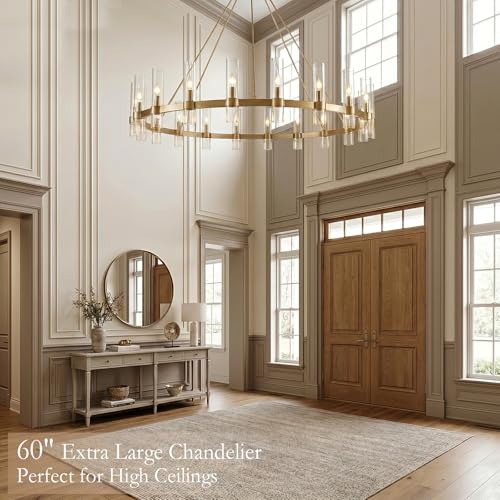 Gold Wagon Wheel Chandelier (20 Count)