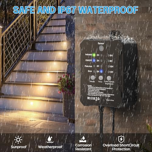 Low Voltage Deck Lights Kit 3CCT 2700K (10 Count)
