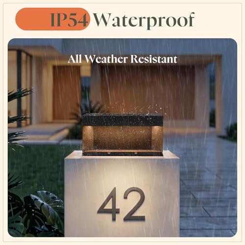 11.8'' Solar Post Lights Outdoor