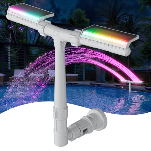 Solar Pool Fountain with 10