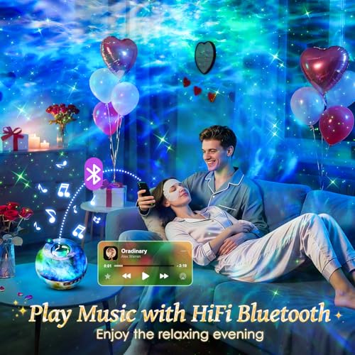 Galaxy Projector Whimsy Celestial Decor Dorm College Lamp