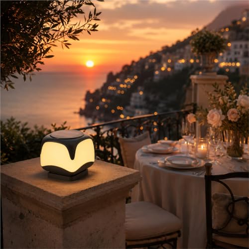 Modern Solar Outdoor Pillar Lamp