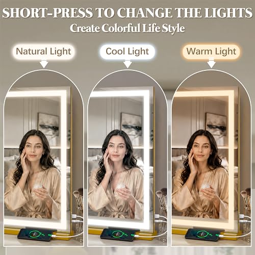 Large Vanity Mirror with Lights