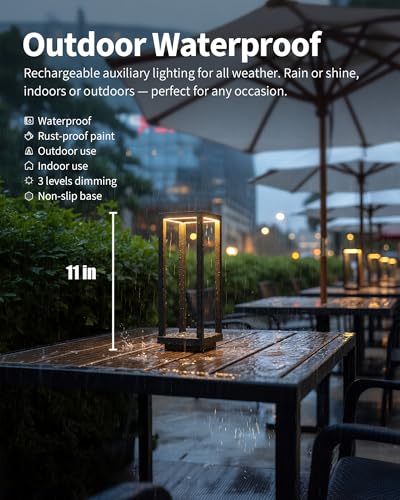 Cordless Waterproof Table Lamps