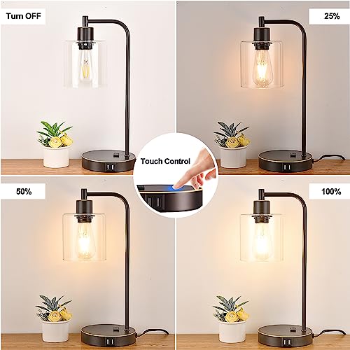 Industrial Touch Table Lamps Set of 2 (2 Count)