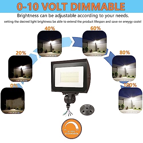 150W Outdoor LED Flood Light with Plate
