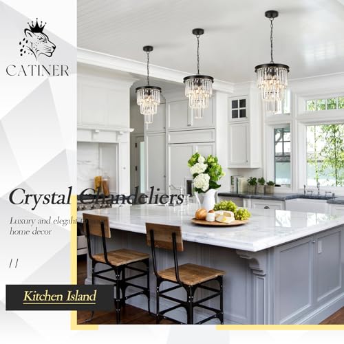 12" Modern Crystal Chandeliers