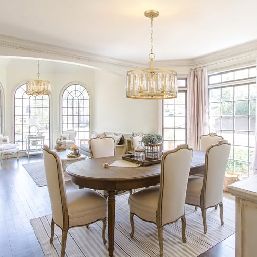 Gold Crystal Chandelier