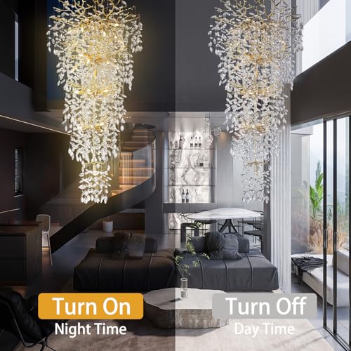 118'' Long Chandelier for High Ceiling