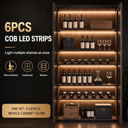 COB LED Strip Lights (6 X 6.56ft warmwhite / 6.56ft)