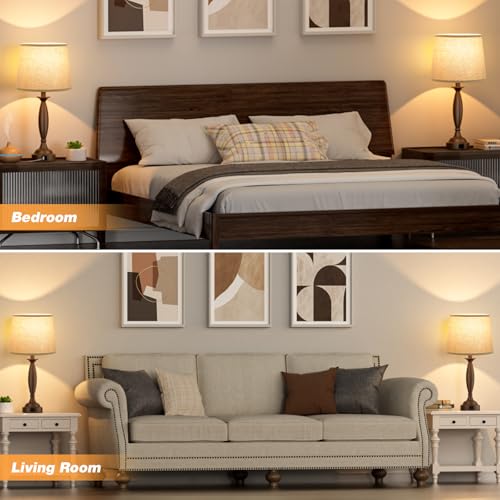 Bedroom Lamps for Nightstand (2 Count)