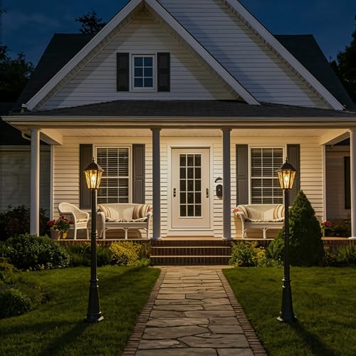 Outdoor Solar Lamp Post Light