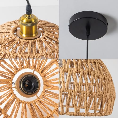 Hanging Lamps Rattan Pendant Light