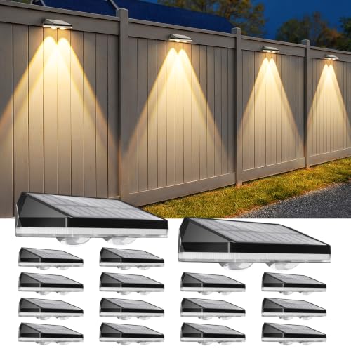 Solar Fence Lights Outdoor