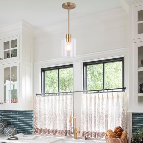 Brass Pendant Lights Kitchen Island (3 Count)