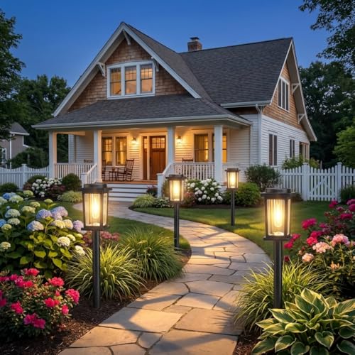 Solar Pathway Lights Outdoor (12 Count)