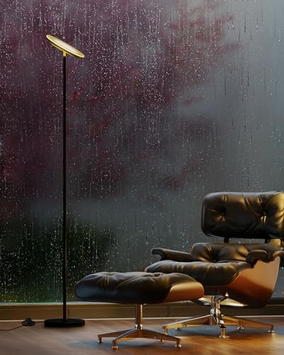 LED Torchiere Floor Lamp with Remote