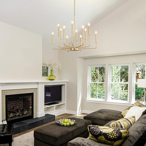 Modern Gold Chandelier for Dining Room