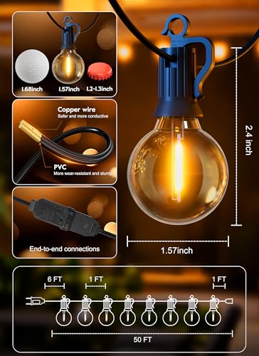 Outdoor String Lights (50 Count)