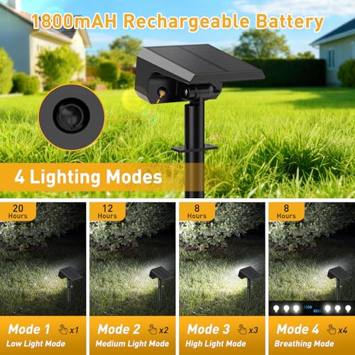 Solar Spot Lights Outdoor (4 Count)