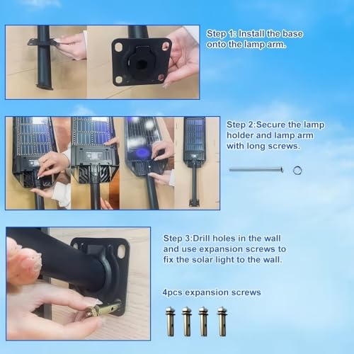 Bifacial Solar LED Street Lights Outdoor