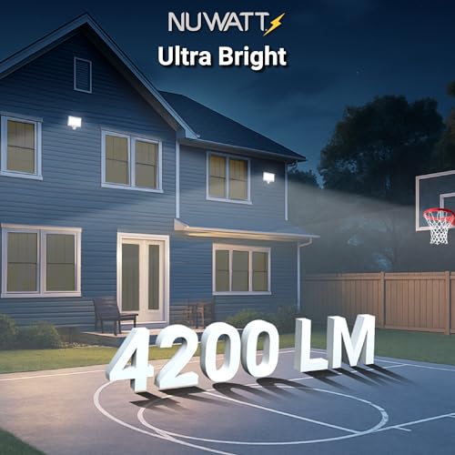 30W White Dimmable LED Flood Light Waterproof for Outdoor Patio