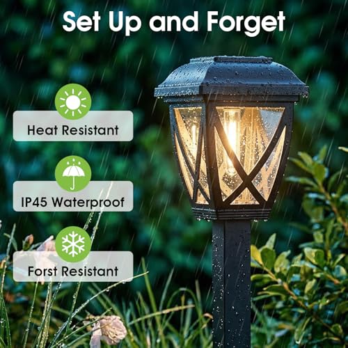 Solar Pathway Lights Outdoor 10 Pack (10 Count)