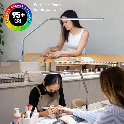 Slimline 4™ LED Table Lamp in Ice Grey