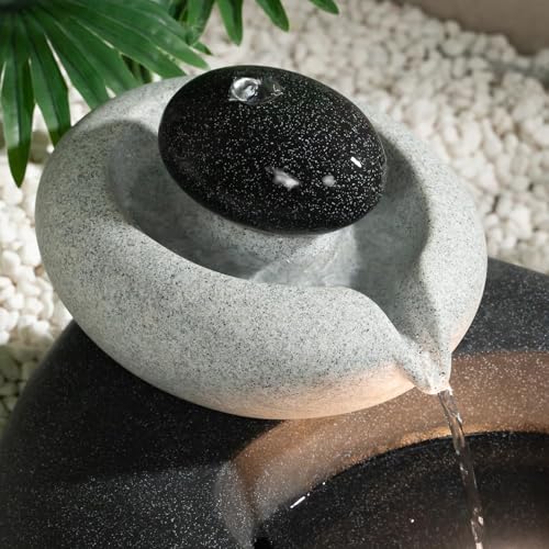 13.39" H Outdoor Water Fountain Made with Eco