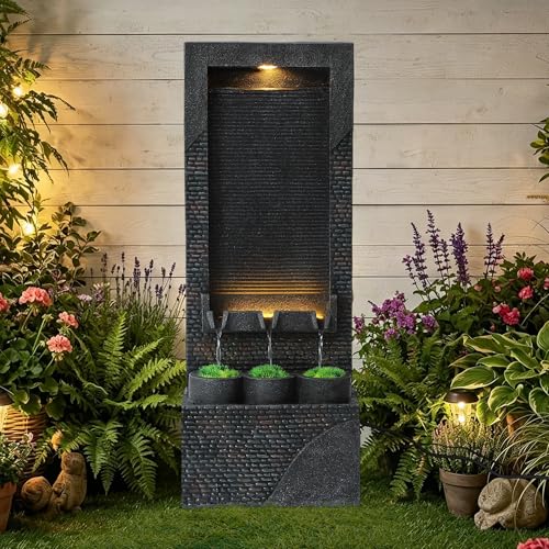40" H Water Fountains Outdoor